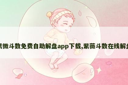 紫微斗数免费自助解盘app下载,紫薇斗数在线解盘