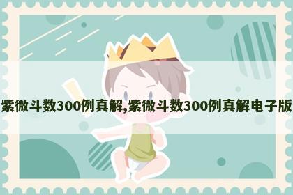 紫微斗数300例真解,紫微斗数300例真解电子版